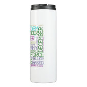 Salesforce Word Cloud Thermal Tumbler Thermosbecher (Rückseite)