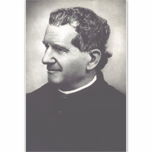 Salesian Saint Don John Bosco Aufkleber (Vorderseite)
