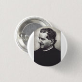 Salesian Saint Don John Bosco Button (Vorne & Hinten)