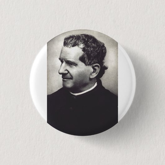 Salesian Saint Don John Bosco Button (Vorderseite)