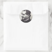 Salesian Saint Don John Bosco Runder Aufkleber (Tasche)