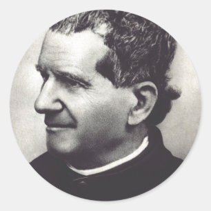 Salesian Saint Don John Bosco Runder Aufkleber