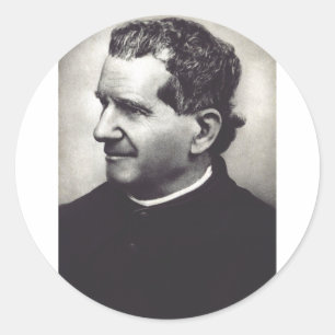 Salesian Saint Don John Bosco Runder Aufkleber