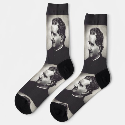 Salesian Saint Don John Bosco Socken (Linkes Detail)