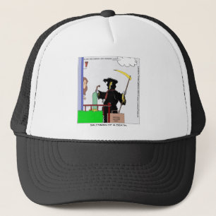 Salesman Of A Death Funny Gifts Cards Tees & Mugs Truckerkappe