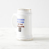 SALESMEN WICOME BIERGLAS (Vorderseite Links)