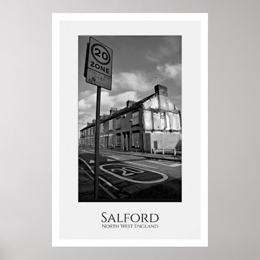Salford, Nordwestengland Poster (Vorne)