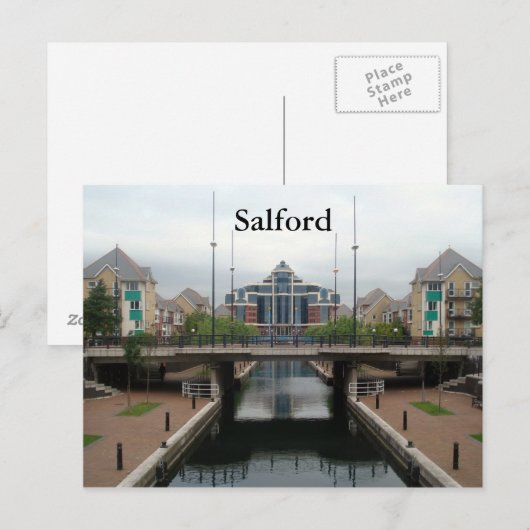 Salford Postkarte (Vorne/Hinten)
