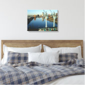 Salford Quays Leinwanddruck (Insitu (Schlafzimmer))