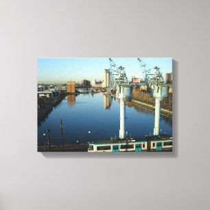 Salford Quays Leinwanddruck