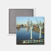 Salford Quays Magnet (Vorderseite/Rückseite)