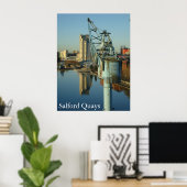 Salford Quays Poster (Heimbüro)