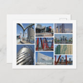 Salford Quays Postkarte (Vorne/Hinten)