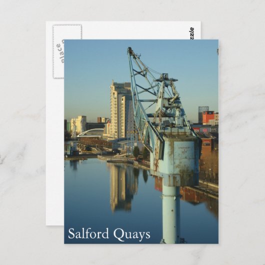 Salford Quays Postkarte (Vorne/Hinten)