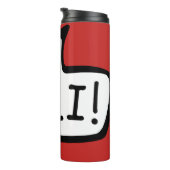 SALI! Deutsche Gruß, Hallo-Sprechblase Thermosbecher (Nach rechts gedreht)