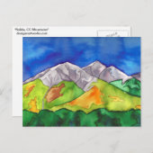 "Salida, CO Mountains" Postkarte (Vorne/Hinten)