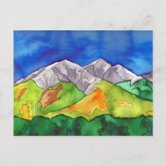 "Salida, CO Mountains" Postkarte
