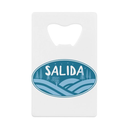 Salida Colorado Außenbereich Geldbeutel Flaschenöffner (Vorderseite)