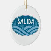 Salida Colorado Außenbereich Keramik Ornament (Rechts)