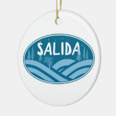 Salida Colorado Außenbereich Keramik Ornament (Links)