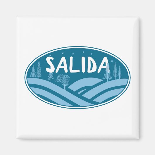 Salida Colorado Außenbereich Magnet (Vorne)