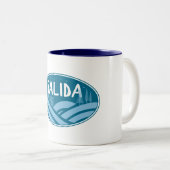 Salida Colorado Außenbereich Zweifarbige Tasse (VorderseiteRechts)