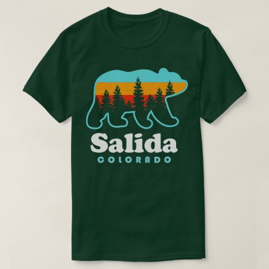 Salida Colorado Bear Salida Colorado T-Shirt (Design vorne)