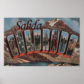 Salida, Colorado - Große Buchstabenszenen Poster (Vorne)