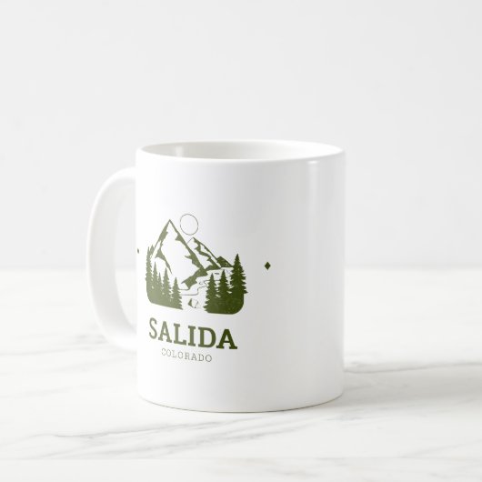 Salida - Colorado Kaffeetasse (Vorderseite Links)