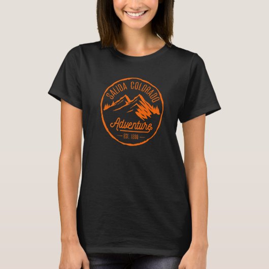 Salida Colorado mountains rivers forest Premium T-Shirt (Vorderseite)
