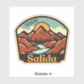 Salida, Colorado Sticker (Blatt)