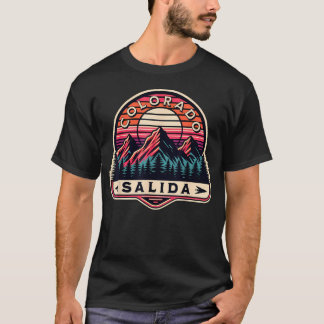 Salida Colorado USA Outdoor Vintage Salida Schwarz T-Shirt