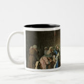 Salida Del Boabdil, im Alhambra Zweifarbige Tasse (Links)