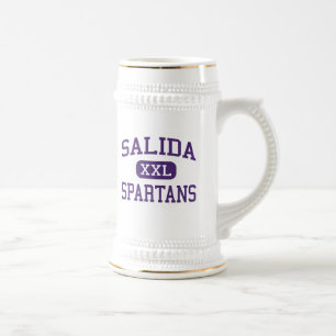 Salida - Spartans - Highschool - Salida Colorado Bierglas