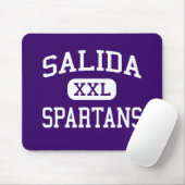 Salida - Spartans - Highschool - Salida Colorado Mousepad (Mit Mouse)