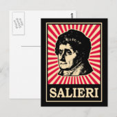 Salieri Postkarte (Vorne/Hinten)
