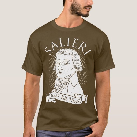 Salieri tötete nicht Mozart T-Shirt (Vorderseite)