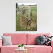 Salify Seeds in Field Wrapped Canvas Leinwanddruck (Insitu (Wohnzimmer))