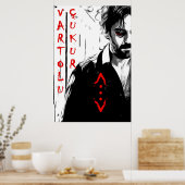 Salih koçovali/ çukur/ B&W Poster (Küche)