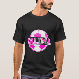 Salima Name Girls Fußball-Fußball-Sportfan T-Shirt