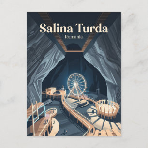 Salina Turda Rumänien Postkarte