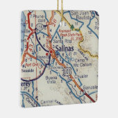 Salinas CA 50's Map Keramikornament (Rechts)