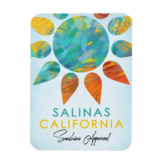 Salinas California Magnet (Vertikal)