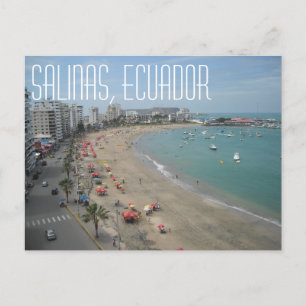 Salinas Ecuador Postcard Postkarte