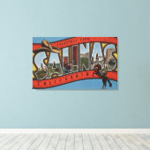 Salinas, Kalifornien - Große Buchstabenszenen - Ro Leinwanddruck (Insitu (Holzboden))