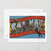Salinas, Kalifornien - Große Buchstabenszenen - Ro Postkarte (Vorne/Hinten)