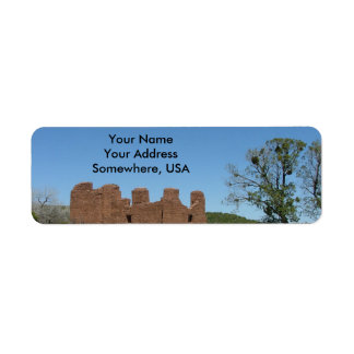 Salinas Pueblo-Missionen Anschrift Labels