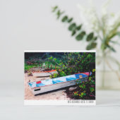 Saline Beach, St. Barts Postkarte (Stehend Vorderseite)