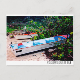 Saline Beach, St. Barts Postkarte