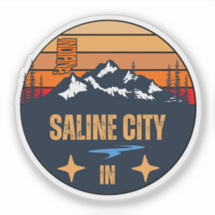 Saline City, Indiana Aufkleber